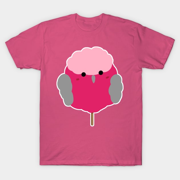 Fluffy cotton candy galah cockatoo T-Shirt by TheAlbinoSnowman